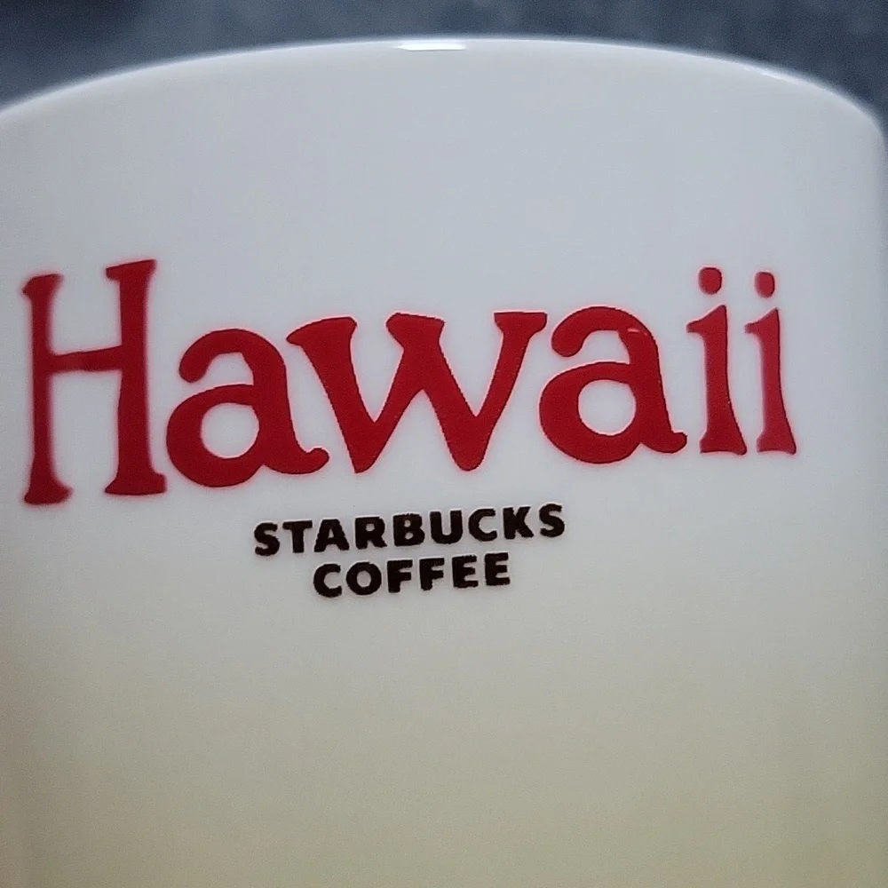 Starbucks Hawaii Aloha Tropical Collector Series Large 16 OZ Mug Tea Coffee